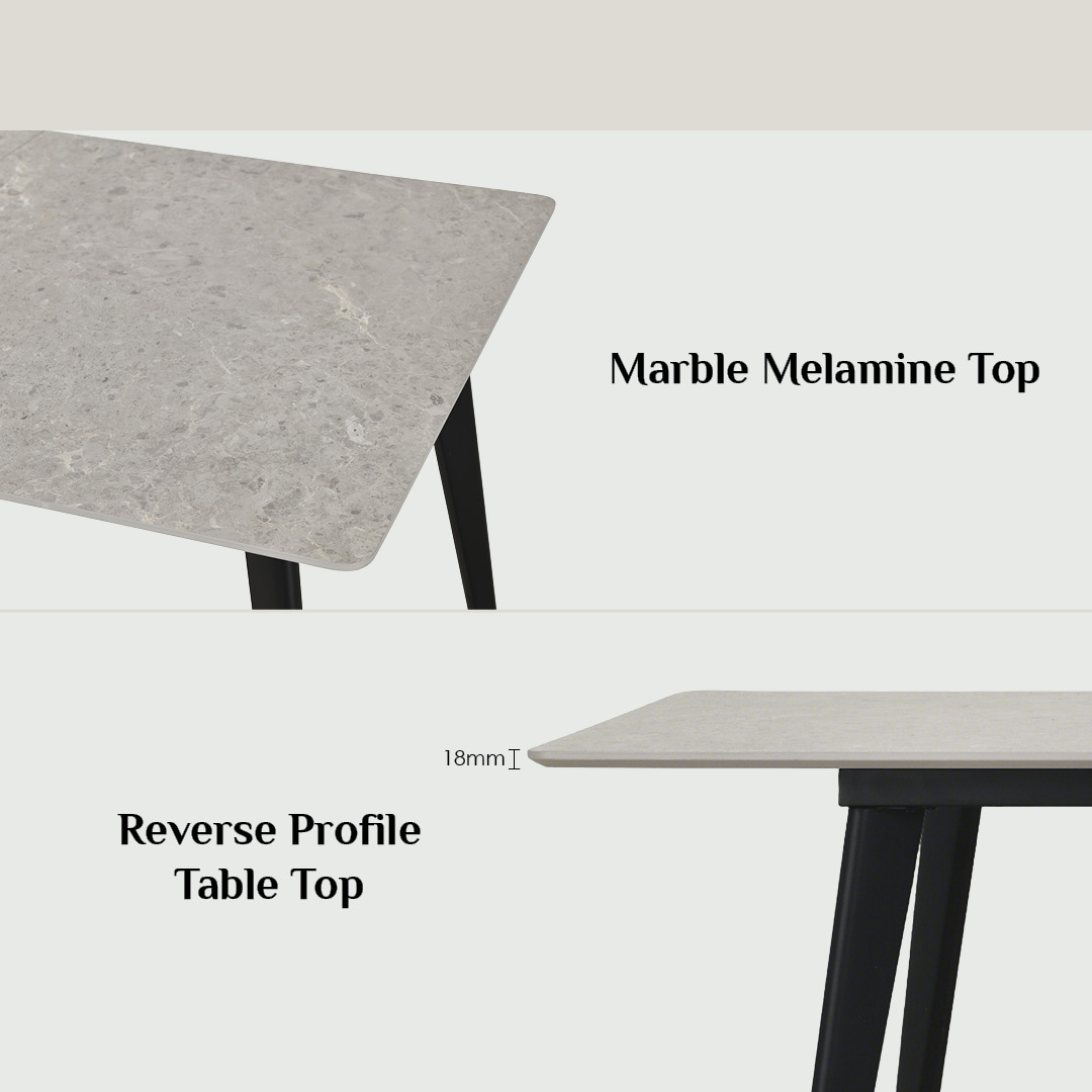 Netto Extension Dining Table 1.6/2m Netto Extension Dining Table 1.6/2m