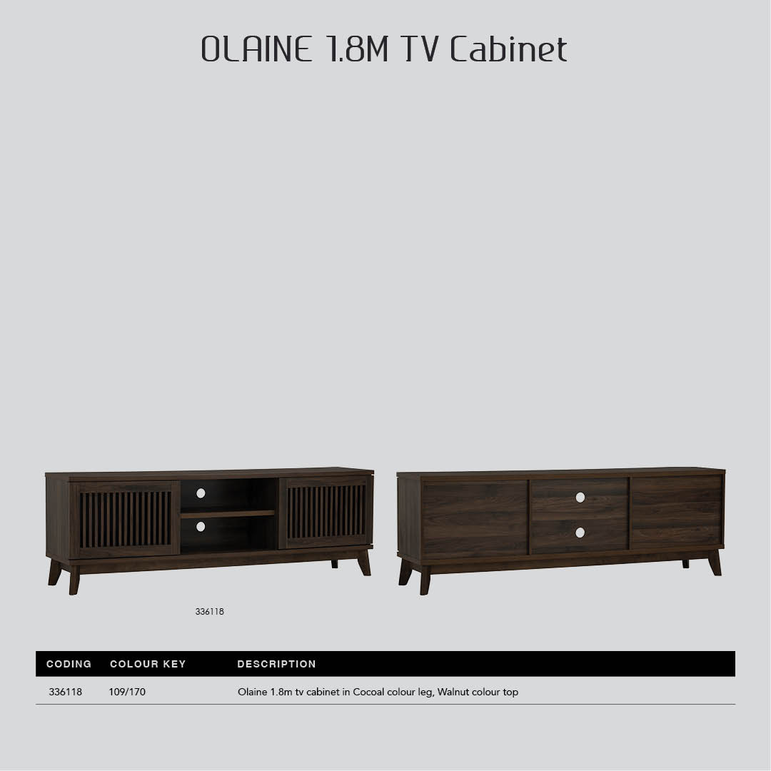 Olaine TV Cabinet 1.8m Olaine TV Cabinet 1.8m