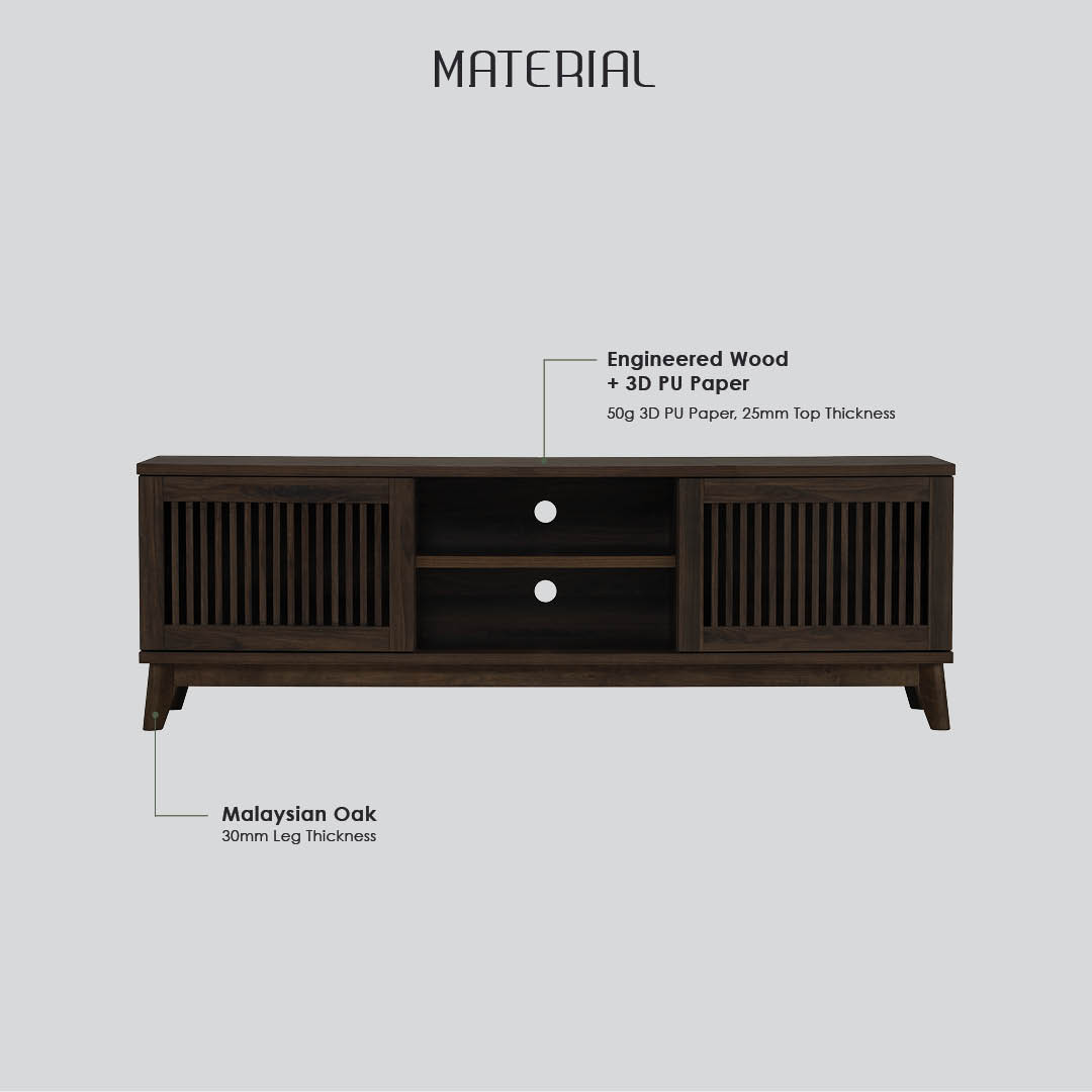 Olaine TV Cabinet 1.8m Olaine TV Cabinet 1.8m