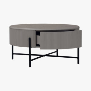 Ozzy Round Coffee Table With Drawer
