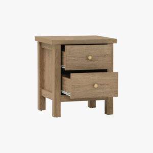 Rhodes Side Table With 2 Drawer