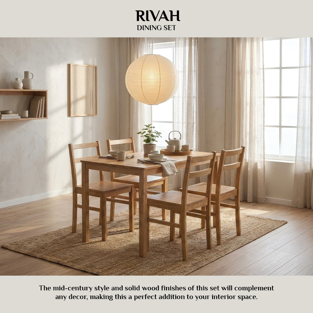 Rivah Dining Set (1+4) Rivah Dining Set (1+4)