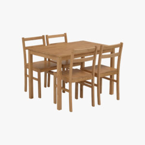 Rivah Dining Set (1+4) - Natural