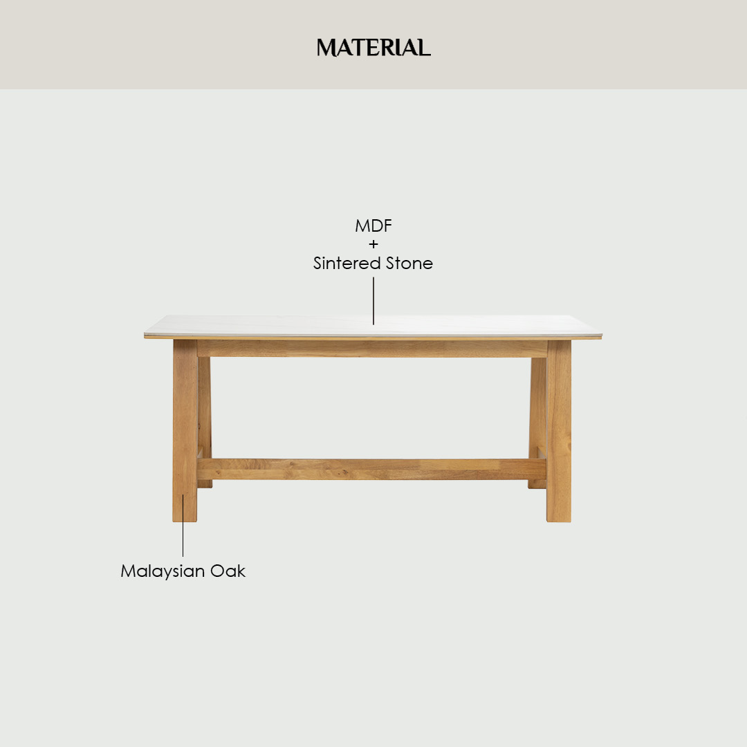 Trenton Dining Table 1.4m Trenton Dining Table 1.4m