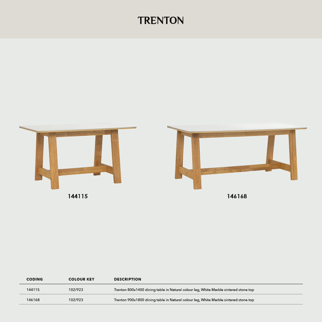 Trenton Dining Table 1.8m Trenton Dining Table 1.8m