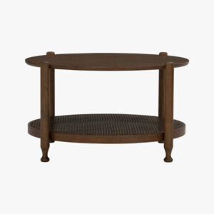 Willow Round Coffee Table - Cocoa