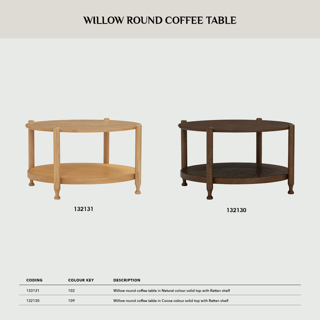 Willow Round Coffee Table Willow Round Coffee Table