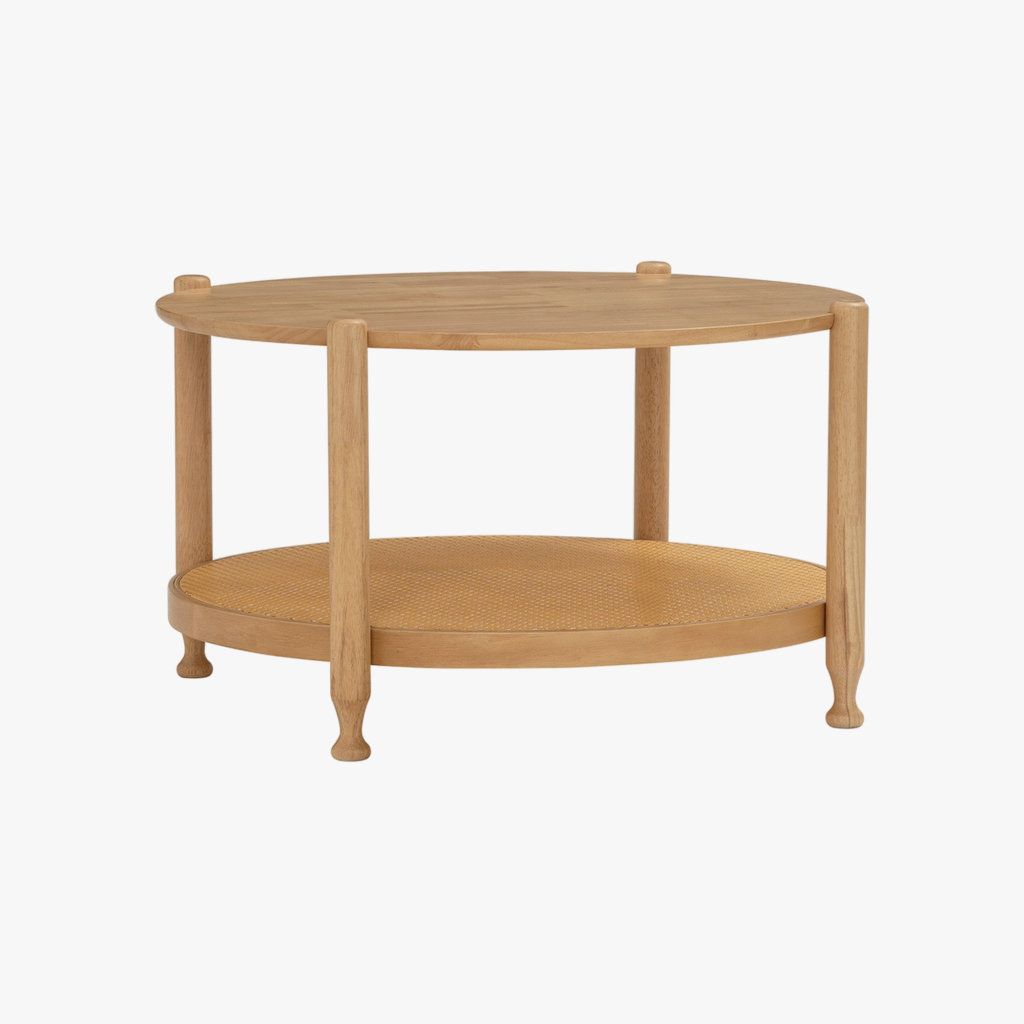 Willow Round Coffee Table - Natural