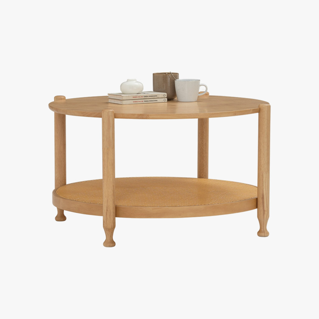 Willow Round Coffee Table - Natural