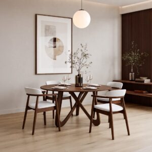 Wingo Round Dining Table 1.2m